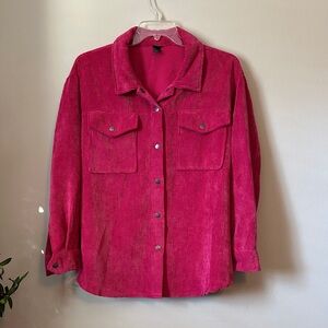 Wild Fable Hot Pink Corduroy Shirt